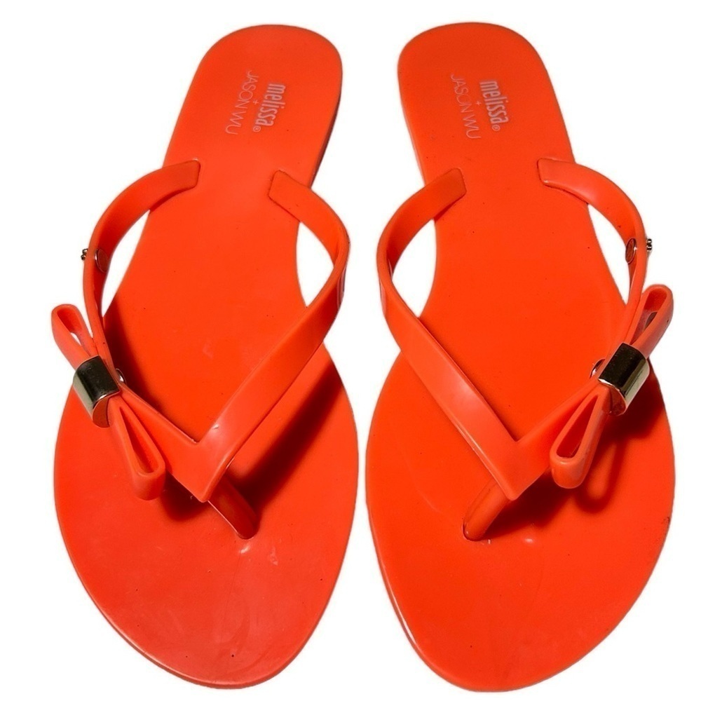 Melissa Harmonic + Jason Wu Tangerine Sample Size 5 US Sandals - Picture 1 of 6